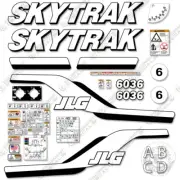 Fits JLG 6036 Decal Kit Telehandler - Warning Sticker Set with Logos - 3M Vinyl!