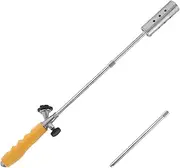 Weed Terminator, 3 Stage Detachable Weed Flame Torch, Long Arm Weed Torch Valve, Weed Torches for Outside, Small Blow Torch for Weeds, Flame Thrower for Weeds
