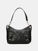 GUESS Black Levia Top Zip Shoulder Bag