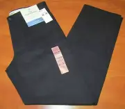 NEW DOCKERS MENS THE CLEAN KHAKI SLIM FIT D1 BLACK PANTS MULTIPLE SIZES