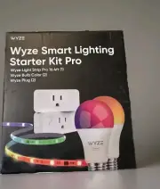 Wyze Smart Lighting Starter Kit Pro Light Strip And Color Bulbs And Wyze Plugs