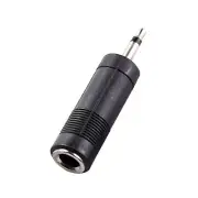 3.5mm Male Plug to 6.35mm 1/4" Female Jack Socket Audio Connector Adapter Studio