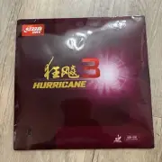 DHS Hurricane 3 Provincial Table Tennis Racket Rubber Black Color Ping Pong