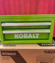 Kobalt Mini Toolbox GREEN - New In Box Scrapbook Grooming Organization