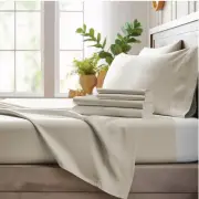 4 Piece King Size Sheets Set - 100% Viscose Made from Bamboo Sheets King Size...