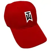 NEW! NIKE "2010" Men's TW Tiger Woods Textured Classic Golf Hat-Red 401103-611