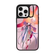 iPhone 16 Pro Max Mirror Ring Stand Case MagSafe Compatible Hearts