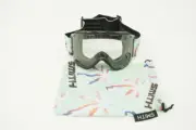 New! Smith Squad XL MTB Goggles Black Frame Dirt Surfer Strap w/ Clear Lens
