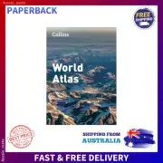 Collins World Atlas Paperback 13th Ed. 2023 Updated Maps Flags Stats