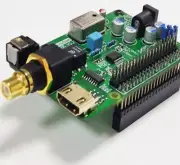 Digital Expansion Board I2S HDMI Optical Fiber Coaxial Out for Raspberry Pi 4B
