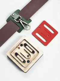 在飛比找樂天市場購物網優惠-皮帶扣下料刀模手工DIY皮革模具日本刀材質 手工皮具版型切割