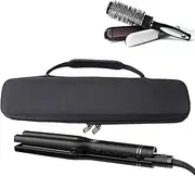 JIEBWCHA Flat Iron Holder - Waterproof Curling Iron Bag,Multifunctional Haircare Accessories, Styling Tools Holder for Outdoor, Black, Refer to description, Unisex