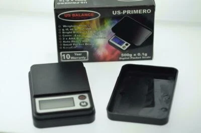 US-PRIMERO US Balance US-PRIMERO 500g x 0.1g Pocket Scale