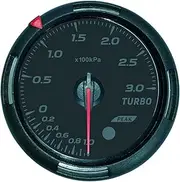 PMGMZPGPMA 60MM Tachometer for Boat 0~9000 RPM Meter Vacuum Water Temp Oil Temperature Oil Press Gauge 64 Colors for Car Truck Motorcycle Automobile Tachometer(Turbo Gauge)