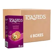 Crackers, Party Snacks, Lunch Snacks, Savory Onion (6 Boxes)