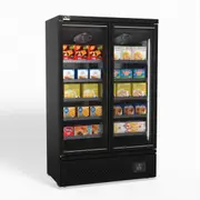 AG Equipment AG Supermarket Two Doors Upright Display Freezer - Display Freezers (AG-FSB1000) - FSB1000-AG