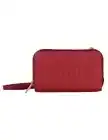 KARLA HANSON U13661 Ellen RFID Blocking RED Woven Crossbody Phone Wallet