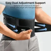 Back Brace for Lower Back Pain Relief w/ Pulley System, Lumbar Support (NEW)