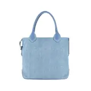 Hogan Medium Script Shopping Bag One size light blue