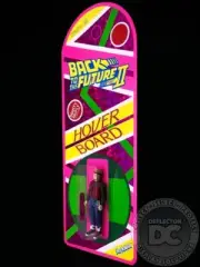DEFLECTOR DC® Back To the Future Marty Hoverboard ReAction Figures DISPLAY CASE