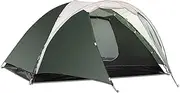 Tent Camping Tent 4 Person 4 Season Double Layer Lightweight Traveling Tent with Portable Bag Outdoor Hopeful