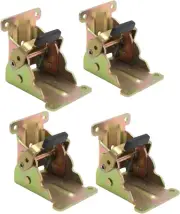 Table Leg Folding Brackets, 4 PCS Heavy Duty Foldable Self Locking Hinge 90