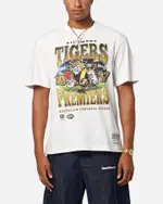 [MITCHELL & NESS] Mitchell & Ness Richmond Tigers Mascot T-shirt Vintage White - Size M M Vintage White