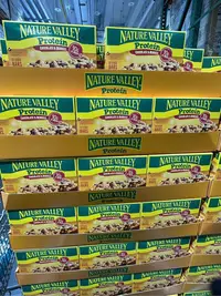 在飛比找Yahoo!奇摩拍賣優惠-好市多代購NATURE VALLEY巧克力蔓越莓蛋白棒40公