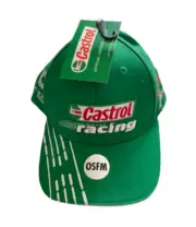 OFFICIAL CASTROL RACING TEAM EMBROIDERY GREEN CAP HAT (OSFM) Formula 1