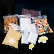 100 Clear Plastic Bags Baggy Baggie Grip Self Seal Resealable Zip Lock Wholesale