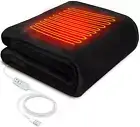 Heated Throw USB Heated Blanket Throw Heated Shawl with 3- Heating Electric Heat