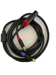 DISINO Female XLR to Dual RCA Y Splitter Unbalanced XLR Female to 2 RCA 6.6 Feet