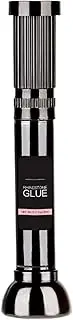 Nail Charm Glue - 8ml Portable Black Brush Pen Tip Glue,Cured Need, Nail Charm Gel, Polishing Agent, Super Strong Adhesive for 3D Gemstones