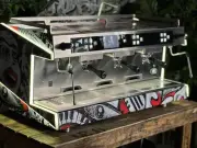 WEGA URBAN 3 GROUP BRAND NEW CUSTOM WRAP ESPRESSO COFFEE MACHINE COMMERCIAL