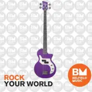 Orange Glenn Hughes Signature Purple O Bass Guitar w/ Gigbag - Brand New