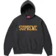 SUPREME FW23 VARSITY HOODED SWEATSHIRT 帽T (黑色) 化學原宿