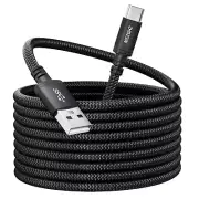 USB C Charger Cable 4M, Braided Fast Charging for PS5, Samsung, LG, Moto