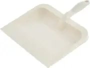 Heavy Duty Plastic Dustpan with Comfort Grip Handle Beige, Durable, Lightweig...
