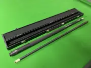 21oz 13mm Black Grafex Supreme Graphite Pool Cue + Black Case Combo 9-ball