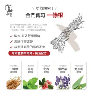 【花芊】帝寶金牌金門一條根精油貼布3包 共24片(石墨稀 溫熱感 舒緩痠痛)