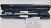 Supportworks 1/2" Drive Adjustable Torque Wrench With Case New Unused