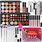 Makeup Kit for Beginners Eyeshadow Eyeliner Lipgloss, Lipstick Makeup Brush
