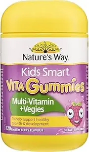 Natures Way Kids Smart Vita Multi Vitamin + Vegies Gummies 120 Pastilles