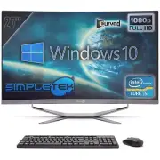 All IN One 27 " Curved I5 RAM 4gb SSD 480gb Windows 10 Pro Computer Aio PC Fixed