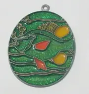 BLUE GLITTER FISH SUNCATCHER (UNDERWATER SCENE SUNCATCHERS)
