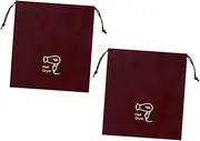 2pcs Hair Dryer Storage Bag Dust Bags for Handbags Travel Hair Dryer Hair Dryer Bags Drawstring Storage Bags Hair Dryer Travel Bag Drawstring Bags Portable Drawstring Bag