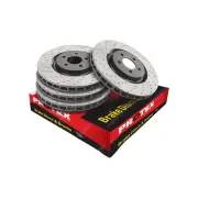 Protex Front + Rear Disc Brake Rotors for Lexus IS F USE20 12/07-on