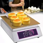1300w/2600w Electric Muffin Maker,Commercial Souffle Machine,Nonstick Electric Waffle Maker Machine,Souffle Pancake Maker,for Home,Restaurant(Singlehead)
