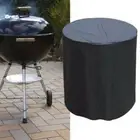 BBQ Gas Grill Cover Round Patio Fire Pit Barbecue Waterproof Outdoor Protection