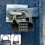 Locker Combination Lock 5-Digit Resettable Combination Padlock Zinc Alloy lezXO